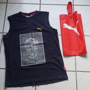 Old school Puma set "Phantom Planet" shirt, bag